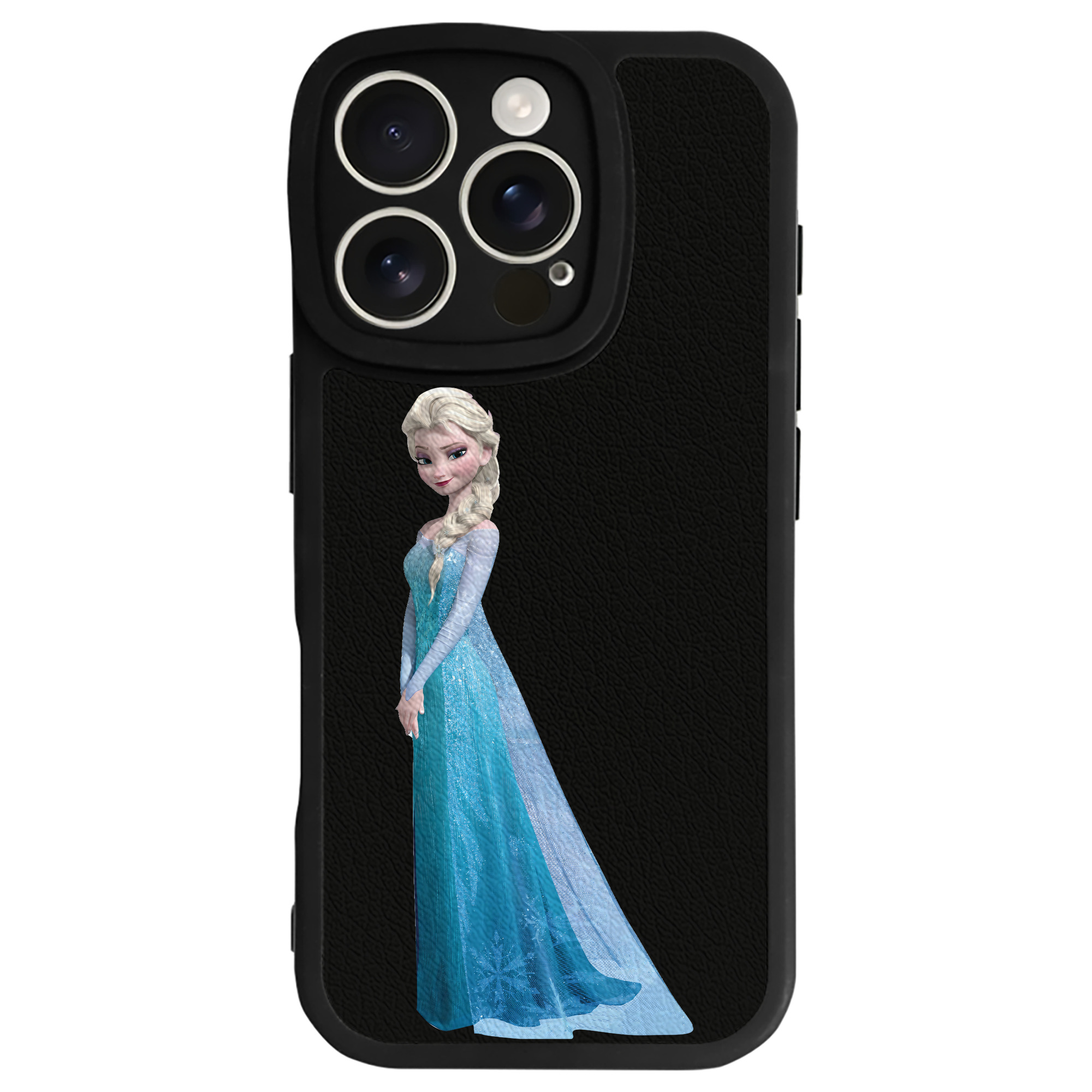 （画像用） アナと雪の女王 アンナ エルサ Frozen Anna Elsa 【iPhone 16シリーズ対応】シリコンスマホケース（レザー調） 材質：シリコン